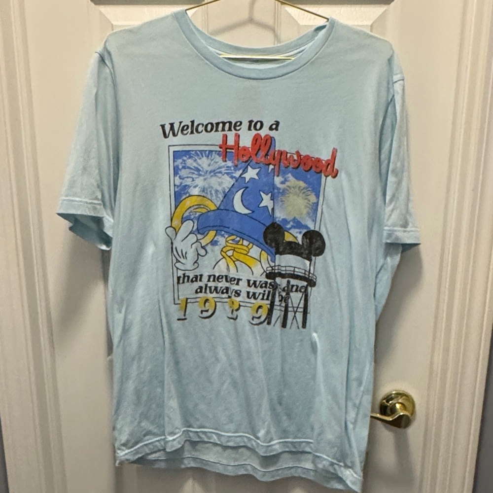 *Sky Blue Hollywood Graphic Tee